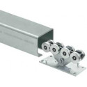  CGS-345GCG-30GCG-05G Large Galvanized Steel Carriage For Track, Opening Range 59.4 ft