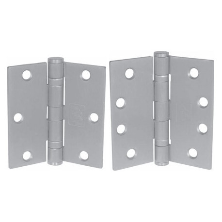 PBB BB51 Standard Weight 5-Knuckle Full Mortise Ball Bearing Stainless Hinge
