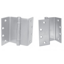 PBB SCBB8145 5-Knuckle Standard Weight Swing Clear Full Mortise Template Ball Bearing 4.5" Steel Hinge