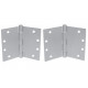 PBB WTBB81 5-Knuckle Standard Weight wide Throw Full Mortise Template Ball Bearing Steel Hinge