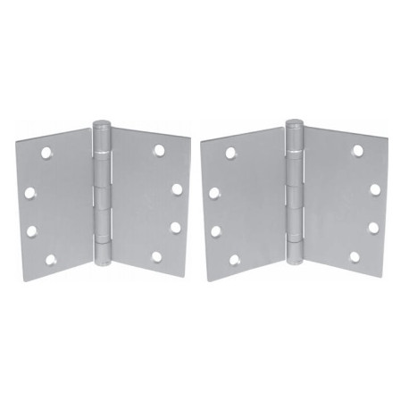 PBB WTBB81 5-Knuckle Standard Weight wide Throw Full Mortise Template Ball Bearing Steel Hinge