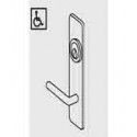 Yale-Commercial 508F619TO Narrow Escutcheon Trim With Reflection Lever For 7200 Series Rim, Squarebolt, SVR, CVR Exit