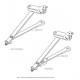Yale 6100 UNI STOP ARMS For Series 3301, 3501 Closer