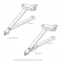 Yale-Commercial 6100-1 UNI STOP ARMS For Series 3301, 3501 Closer