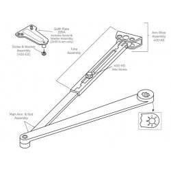 Yale 2400 Low Profile Arm For Series 4480