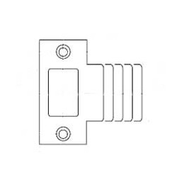 ACCENTRA S Strike For nexTouch Cylindrical Bored Lock