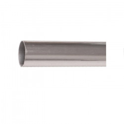 BHP 600 6" Straight Aluminum Shower Rods, Finish-Chrome