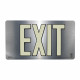 Safe T-Nose EUL502 Silver Double Side Exit Sign-16" x 9"