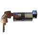 MTS C-410/55 Key Outside, Turn Knob Inside Replacement Cylinder, 2 Keys, Keyed Alike