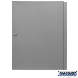 Salsbury 2250 Rear Cover - Locking - For Aluminum Mailbox - Standard System - w/ (2) Keys