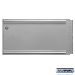 Salsbury 2252 Rear Cover - Locking - For Aluminum Mailbox - Rack Ladder System w/ (2) Keys