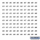 Salsbury 2495 Numbers - Self Adhesive Sheet Of (100) - For Data Distribution Aluminum Boxes