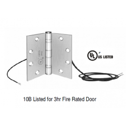 Marks USA P Power Transfer Hinge, 10B Listed for 3 Hour Fire Rated Door
