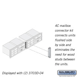 Salsbury 370 Recessed Mounted 4C Horizontal Mailbox Connector Kit
