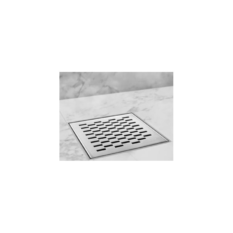 QM Drain 33 Square Center Drain Delmar Series