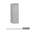 Salsbury 3711S-1BSF Recessed Mounted 4C Horizontal Receptacle Bin - 11 Door High Unit (41") - Single Column - 1 Receptacle Bin