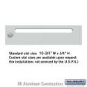 Salsbury 3769 Mail Slot - For 4C Horizontal Mailbox Door (For Mailboxes Not Serviced by the USPS)