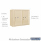 Salsbury 38 Surface Mounted 4C Horizontal Mailbox Unit - Stand-Alone Parcel Locker - Front Loading