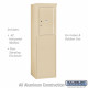 Salsbury 39 Free-Standing 4C Horizontal Mailbox Unit - Stand-Alone Parcel Locker - Front Loading