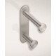Magnuson Group SCH-33905 S Series Double Coat Hook W/ Back Plate, Finish-Brushed Stainless Steel
