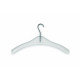 Magnuson MIRAC Plastic Coat Hanger, Carton Of 6 each, Finish-Transparent