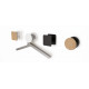 Magnuson POINTO-20W Square Epoxy Coated Steel Coat Hook W/ Laminated Matte Oak Front Plate