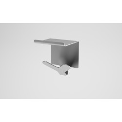 Magnuson STAL-1W-SS Stainless SteelClear W/ Clear Coat Wall Mounted Hook, Width-4"