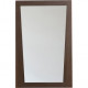 American Imaginations AI-12 Modern Plywood-Melamine Wood Mirror In Wenge