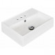 American Imaginations AI-13 19.75-in. W x 13.75-in. D Wall Mount Rectangle Vessel In White Color