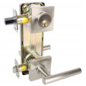  FIKP35 Contemporary Series Grade 2 Interconnected Locks (5-1/2" C-T-C) - Passage, Single Locking