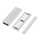 Locknetics M Satin Stainless Steel Mag Lock W/ Aluminum Brackets