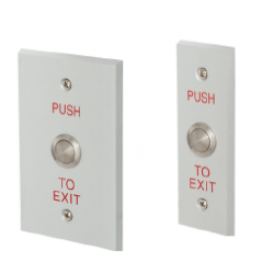 Locknetics MPB Metal Button, 'Push to Exit' S.P.D.T. Switch