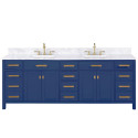 Design Element VD0160-BLU Valentino Double Sink Vanity