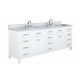 Design Element VD01 Valentino Double Sink Vanity