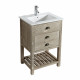 Design Element DEC4300 Asbury 24" Single Sink Vanity in Natural