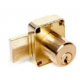CCL 00128 737 Cabinet Lock, 7/8", Pin Tumbler, Satin Brass