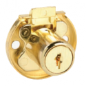 CCL 00180 2068 1/2 Drawer Lock, Disc Tumbler, 02068 7/8 Keyed Different , Finish-Satin Brass