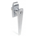 Sesamee 005-87 1000 Series Lever Handle - RH 90 Spindle - 25/32spd, Finish-Satin Chrome Plated
