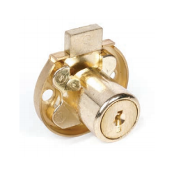 CCL 02686 2068 Series Drawer Lock, Disc Tumbler, Keying- CAT30, Finish- Satin Brass
