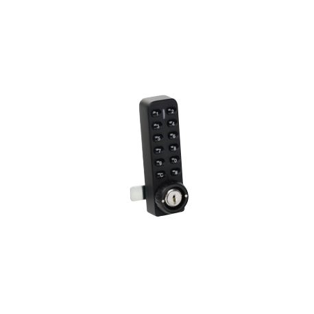 CCL E903VMB i-LOCK, Button Cam Lock, 12-Button, Vertical, Multi Mode - Die-Cast/Black