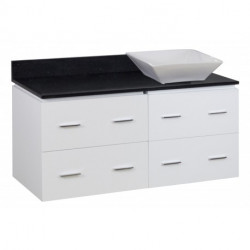 American Imaginations AI-154 Plywood-Veneer Vanity Set In White