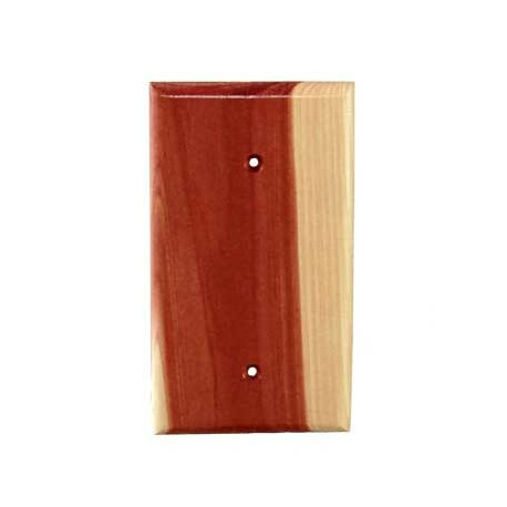 Sierra 682456 Traditional - 1 Blank Switch Plate - Tennessee Aromatic Cedar