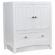 American imaginations AI-1747 Modern Plywood-Veneer Vanity Base Set Only In White