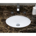 American Imaginations AI-18093 CSA Certified Oval Undermount Sink In White Color