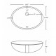 American imaginations AI-1809 CSA Certified Oval Undermount Sink In White Color