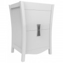 American Imaginations AI-18271 Modern Birch Wood-Veneer Vanity Base Only In White, Finish- Lacquer-Stain