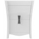 American Imaginations AI-182 Modern Birch Wood-Veneer Vanity Base Only In White, Finish- Lacquer-Stain