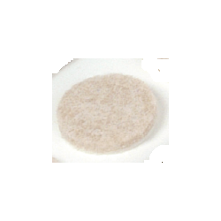 Expended Technologies 3 Heavy Duty Circle Felt Pads, Color-Beige