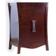 American Imaginations AI-182 Birch Wood-Veneer Vanity Set In Coffee, Lacquer-Stain