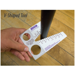 Expended Technologies MTOOL Custom Measuring V-Shaped Tool, Size- 5-1/4" x 4"